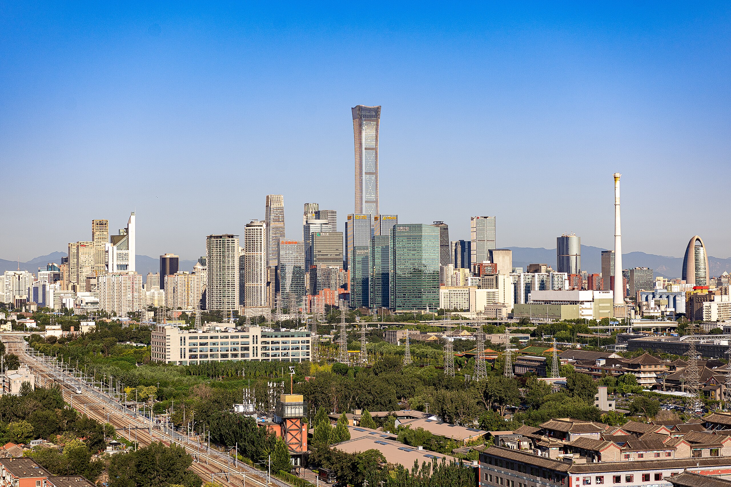 The Beijing central business district