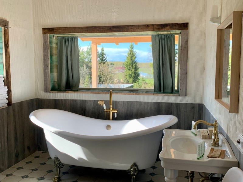 Деревенский дом в арт-усадьбе Веретьево