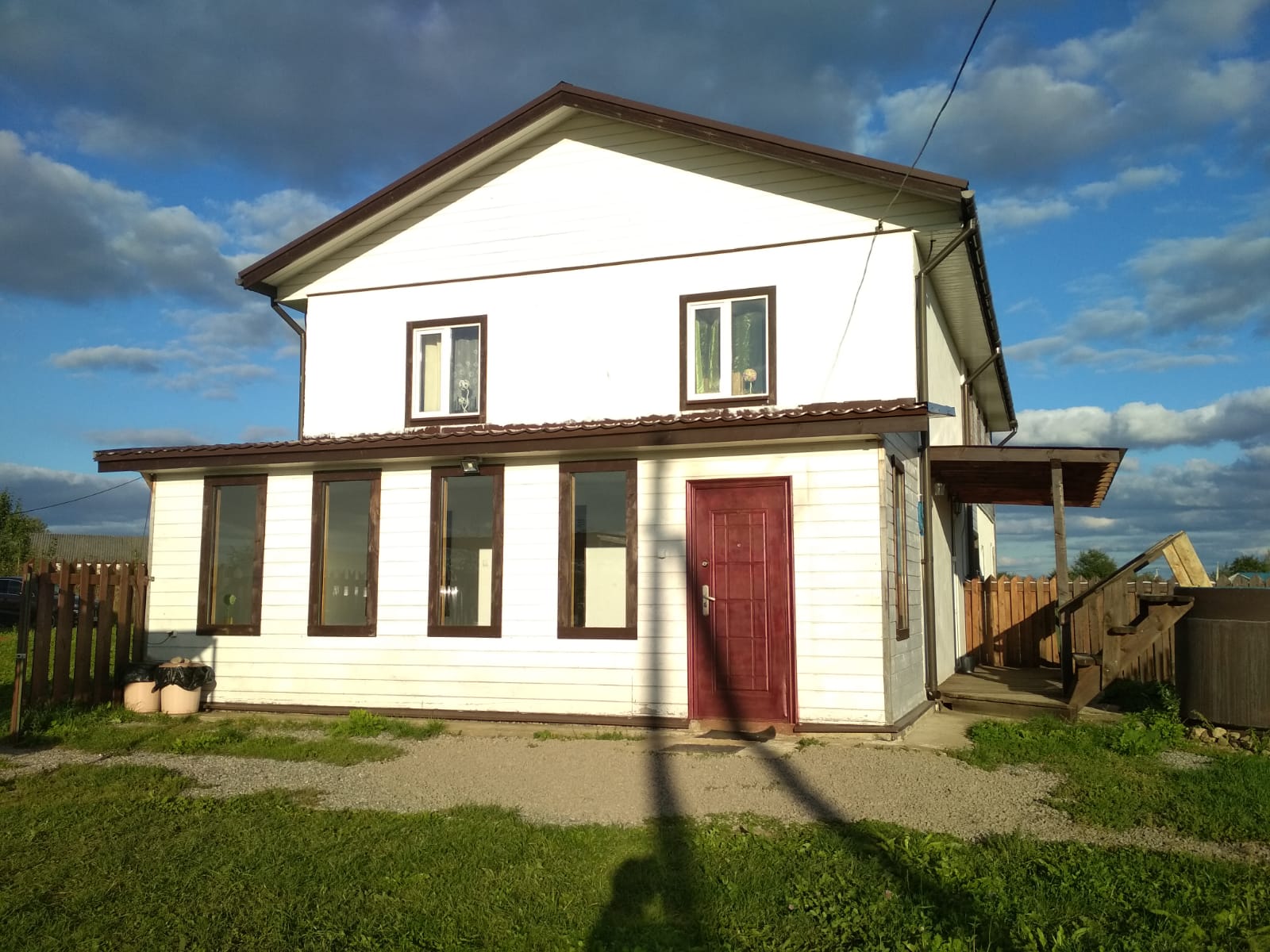 Белый Дом с баней